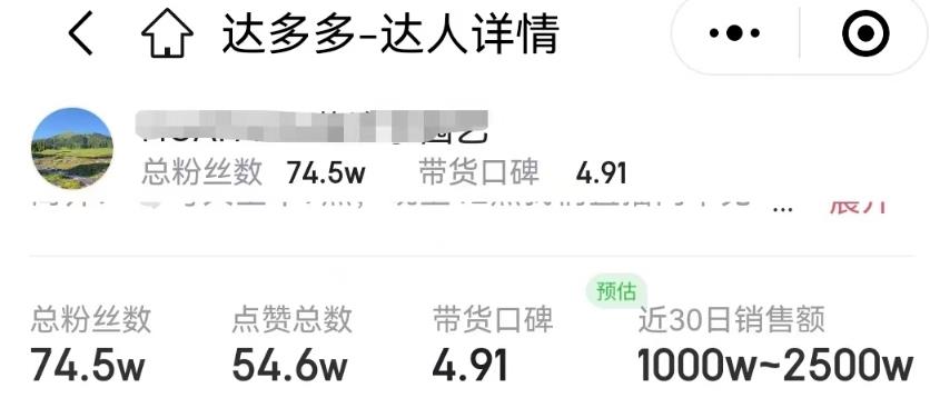 小众细分类目，一个月卖货超1000万！